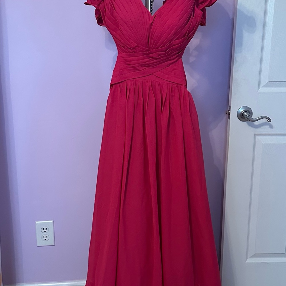 Elegant Pink Evening Gown